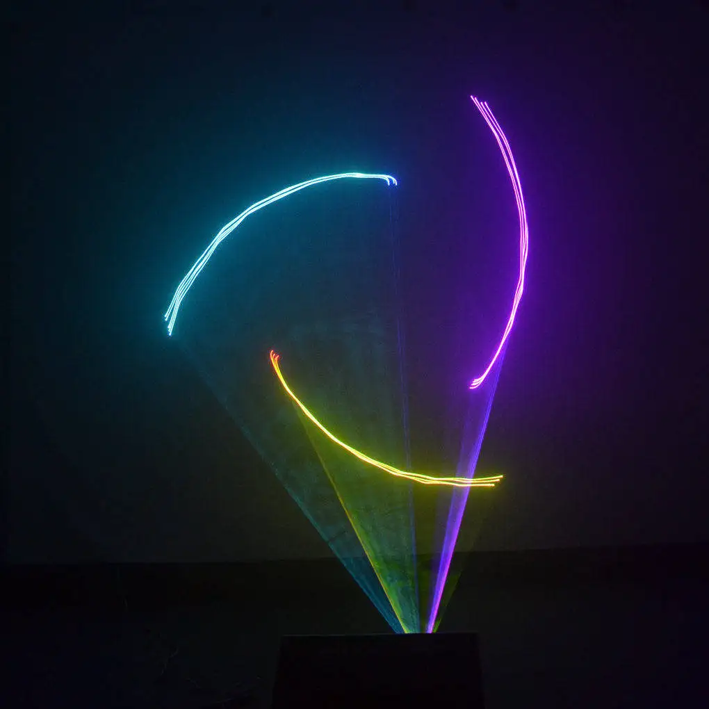 AUCD 40 KPPS 500 МВт Полноцветный RGB лазер правка sd-карта ILDA проектор LightsDMX анимационное сканирование DJ шоу сценическое освещение DAF5