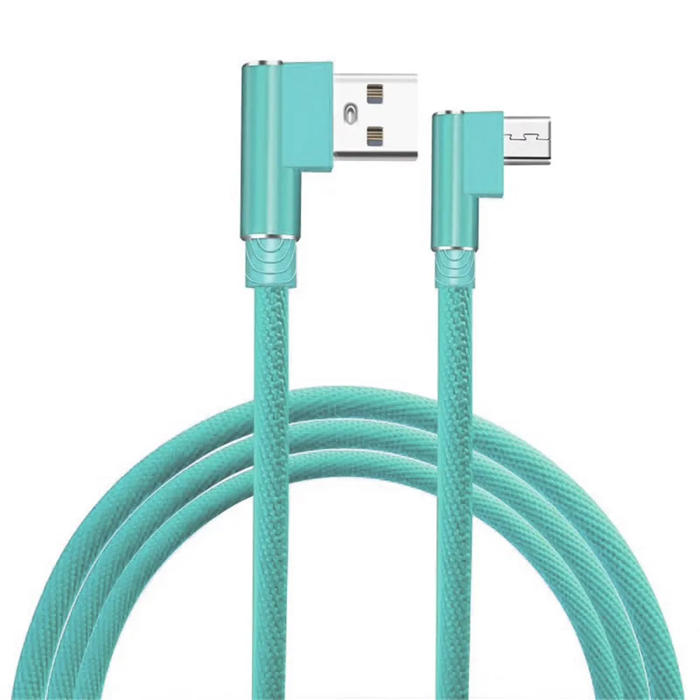 EPULA правый угол микро Чистый медный сердечник USB кабель для передачи данных и