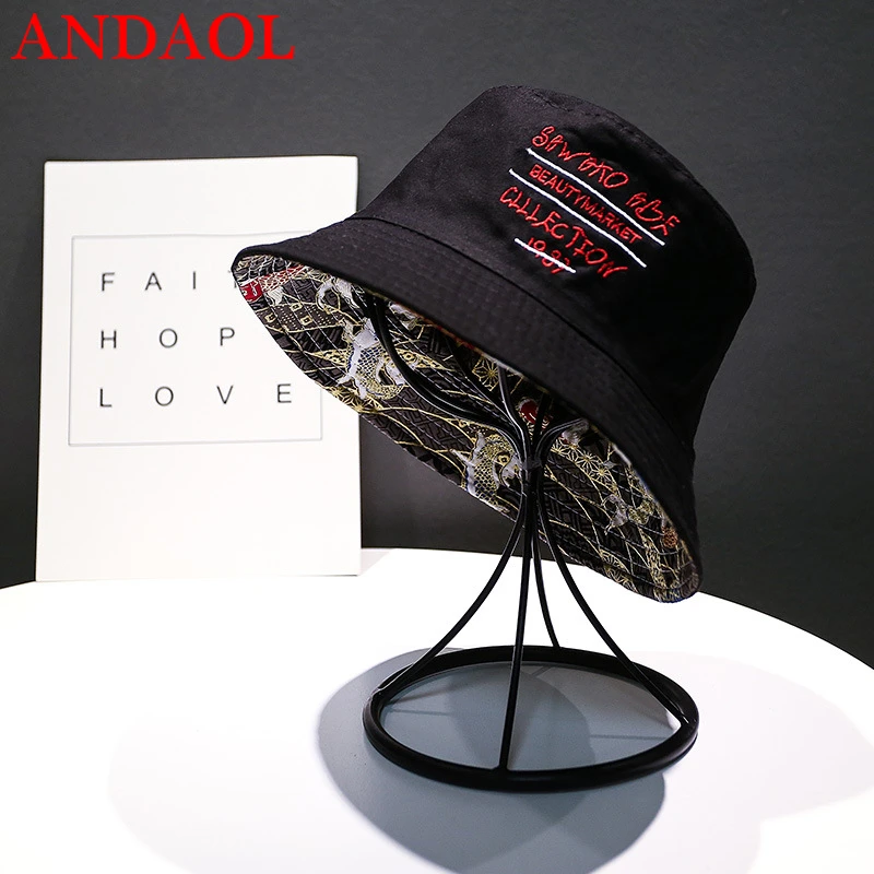 Кепка От Солнца круглая однотонная с двусторонней вышивкой в стиле кэжуал |