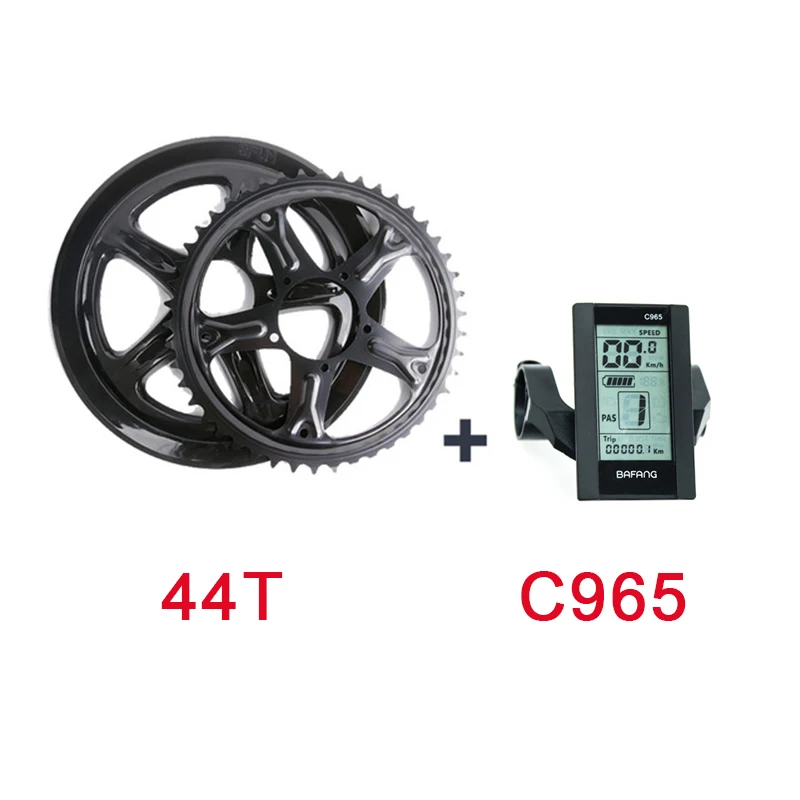 C965 44T Bafang 48V750W бесщеточный электродвигатель для велосипеда, комплект для электровелосипеда, комплект для преобразования мотора BAFANG с аккумулятором 48V13AH - Цвет: C965 44T
