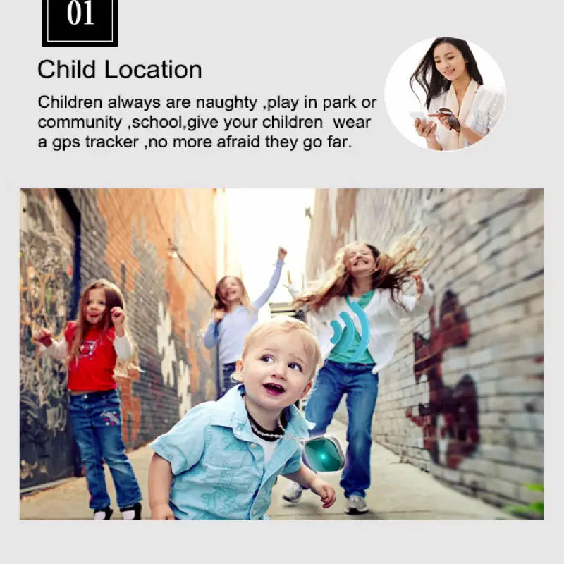 

NEW Precise Mini GPS Locator Necklace Support GPS LBS SOS WIFI 5 Days Standby Positioning Tracker For Elder Children Pets Cat