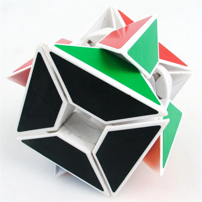 LL Hollow Speed Magic Fisher Cube Moving Edge Twist Puzzle Educational Toy Gift White Fancy Cubic Brain Teaser ABS Ultra-Smooth | Игрушки и
