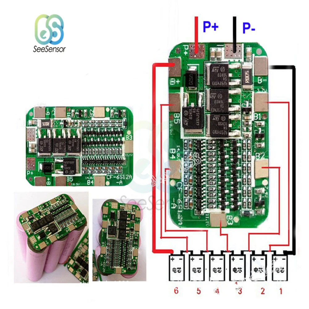 1S 2.5A 2S 3A 3S 20A 4S 30A 5S 15A литий-ионный аккумулятор 18650 зарядное устройство PCB плата защиты BMS дрель мотор Lipo ячейка модуль