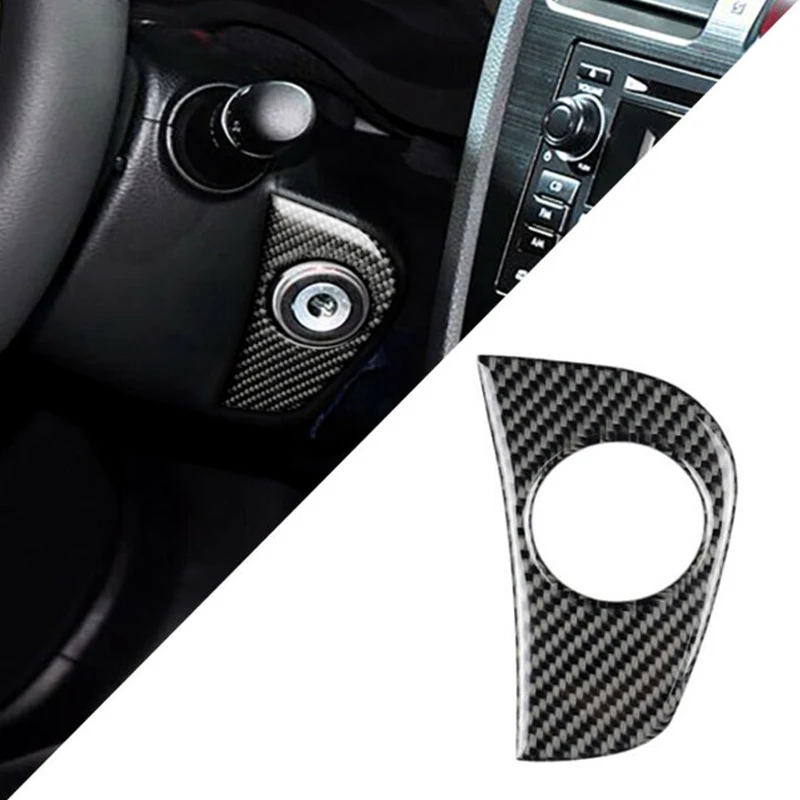 2019 автозапчасти пусковой переключатель украшения отделка углеродного волокна