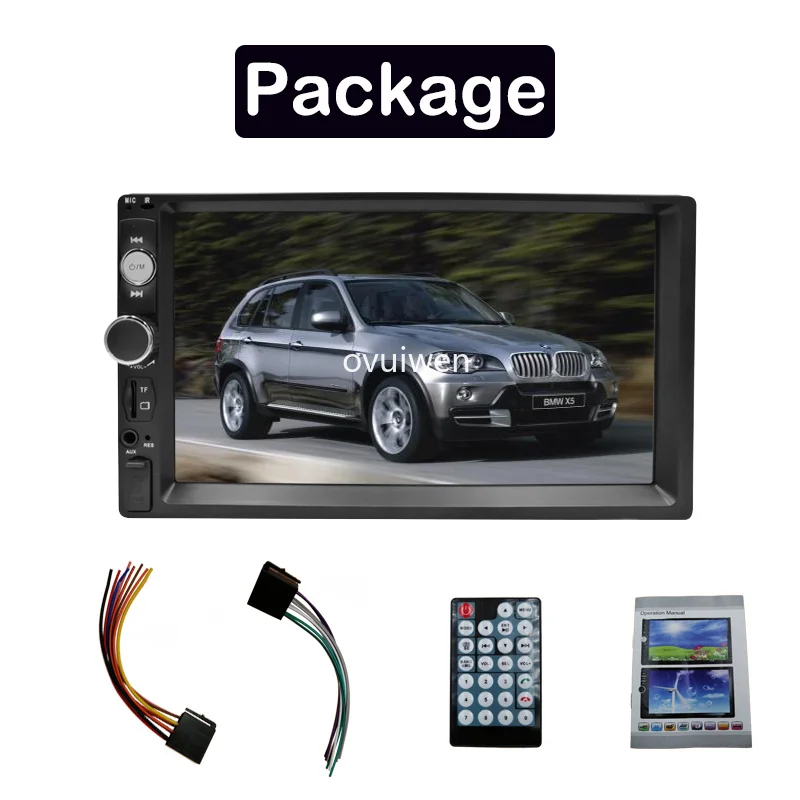 Универсальный автомобильный мультимедийный плеер mp5 с 7 дюймовым сенсорным