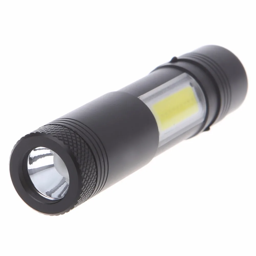 

HNGCHOIGE New Arrival Mini Flashlight XPE+COB LED Torch Lamp Penlight 4 Modes