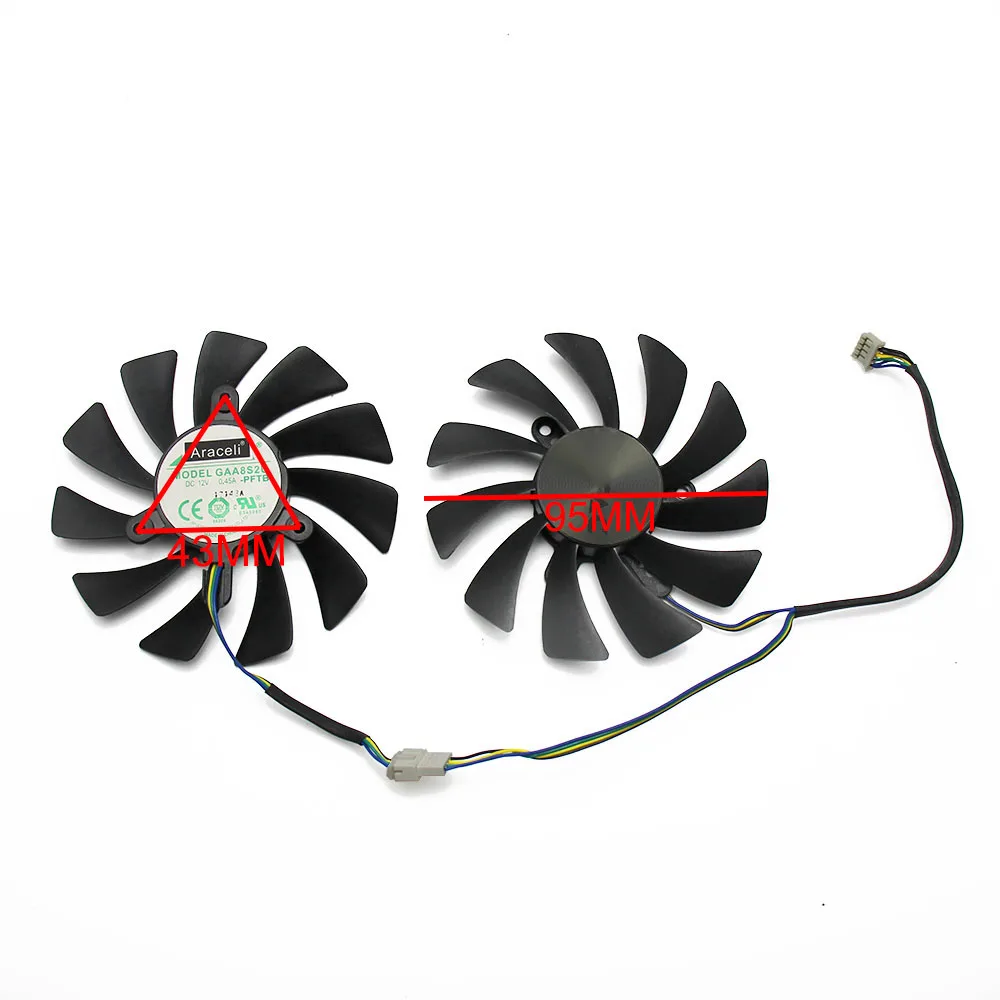 95 мм GAA8S2U 42 4Pin GTX1070Ti AMP для ZOTAC Geforce GTX1080 Ti GTX 1080Ti Edition VGA охлаждающий вентилятор