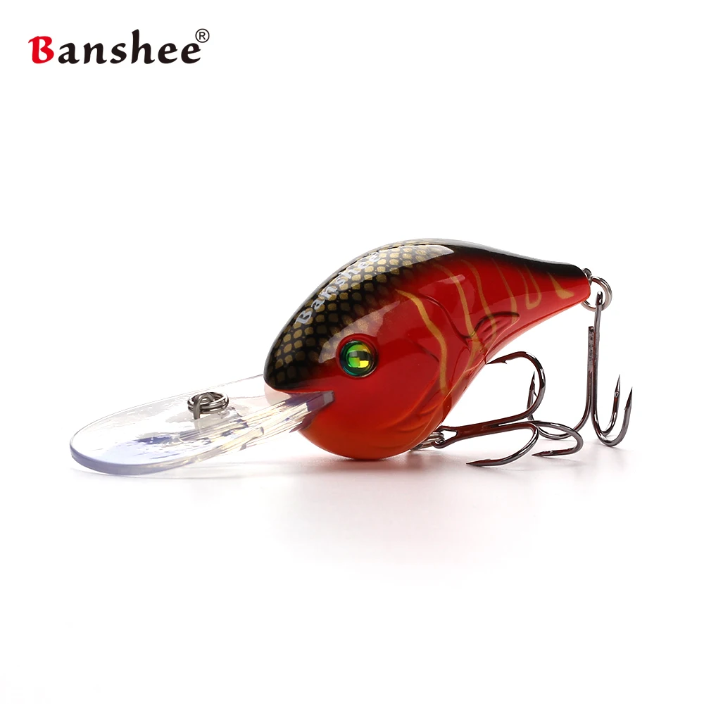 Banshee 6 шт./лот 75 мм 24 г VC02 рыболовная жесткая приманка Chub круглая Щука Walleye Bass