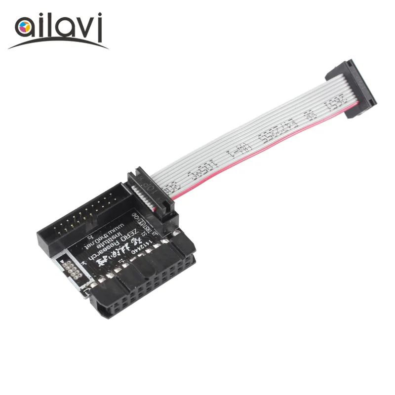 Переходник интерфейса JTAG на 10-контактный разъем Lot20-pin мм расстояние между SWD /JTAG