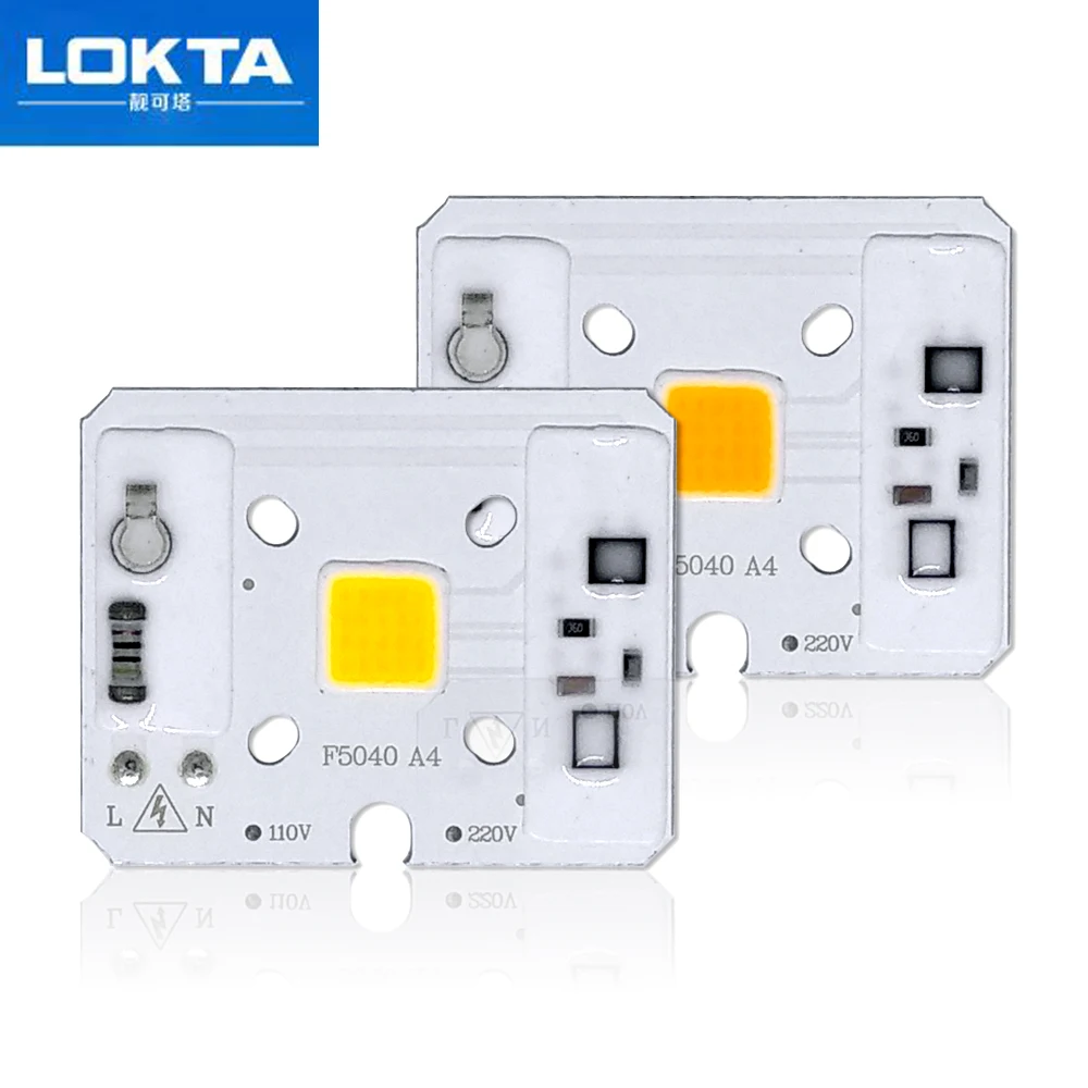 10 шт. LED cob чип лампа Вт 220 В 110 IP65 Smart IC светильник вые бусины подходят для DIY