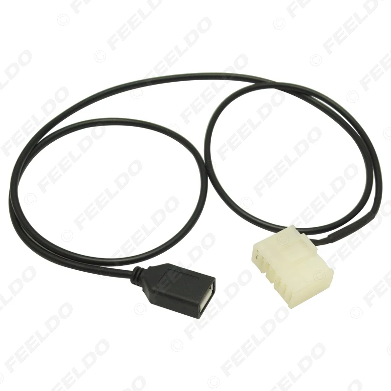 LEEWA автомобильный аудио Женский USB кабель адаптер Разъем для BYD F3/F3R/F6/G3/G3R/G6/L3 CD