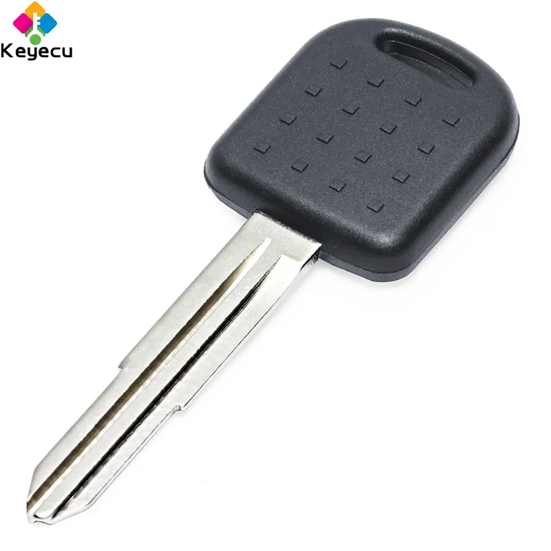 Запасной ключ зажигания KEYECU с чипом ID4C и левым необработанным лезвием брелок для