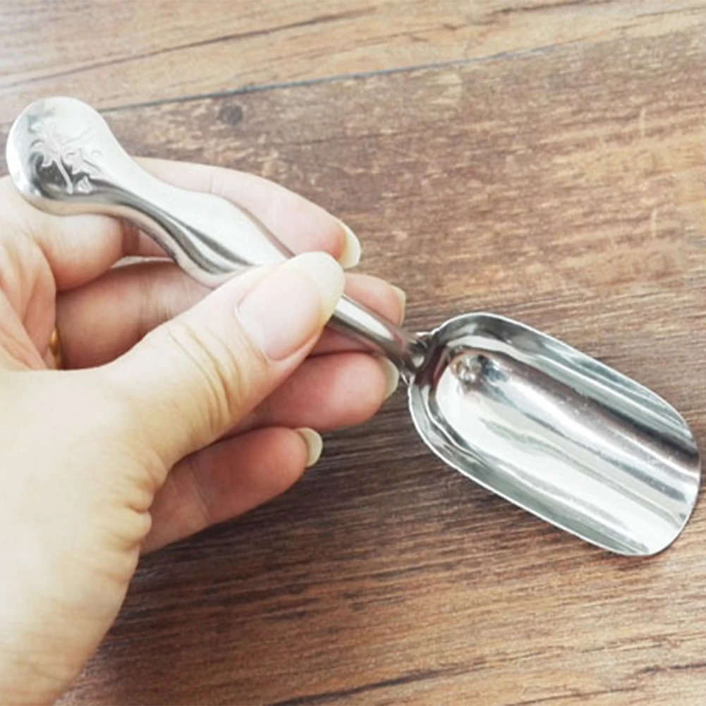 1 шт. минималистский дизайн из нержавеющей стали чайная ложка лопатка эфирные