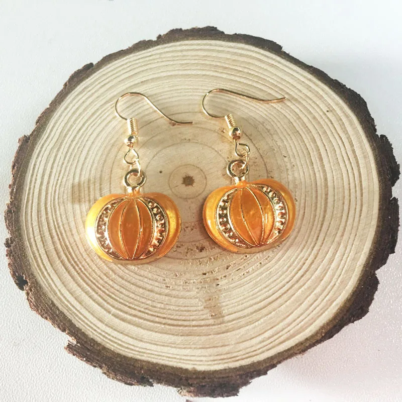 Vintage Pumpkin Earrings For Women Bohemian Drop Long Earing Fashion Femme Love Embroidery Modern Jewelry New JE0023 | Украшения и