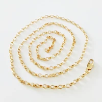 korean necklace gold necklace yellow gold jewelry necklace 60cm long necklace designs for women fashion jewelry accessory