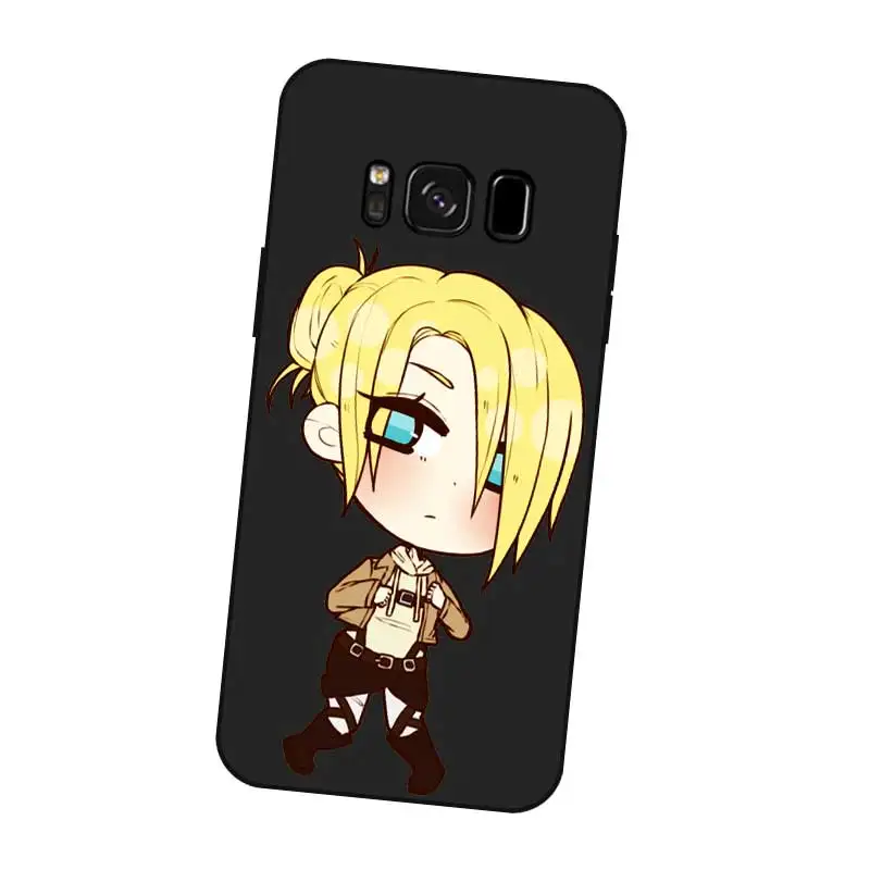 Милый черный силиконовый чехол для samsung Galaxy S5 S6 S7 S8 S9 S10 5G S10E S11 S11E Lite Edge Plus P008 |