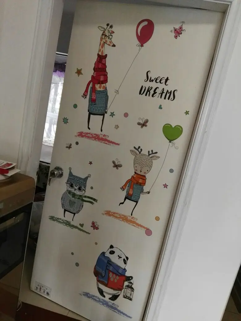 Halloween animal decals DIY wall sticker wallpaper for children bedroom baby room home decoration vinilos paredes infantiles | Дом и сад
