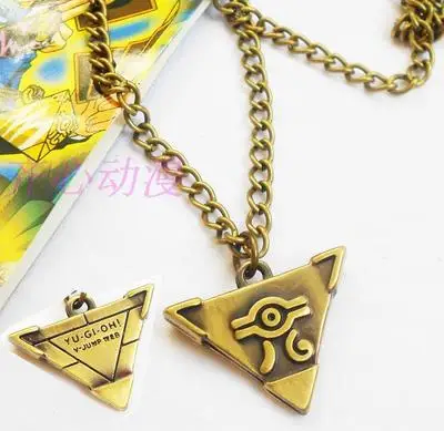 Оптовая продажа японское аниме Yu Gi Oh! Игра Ван ожерелье Кулон Бронзовый