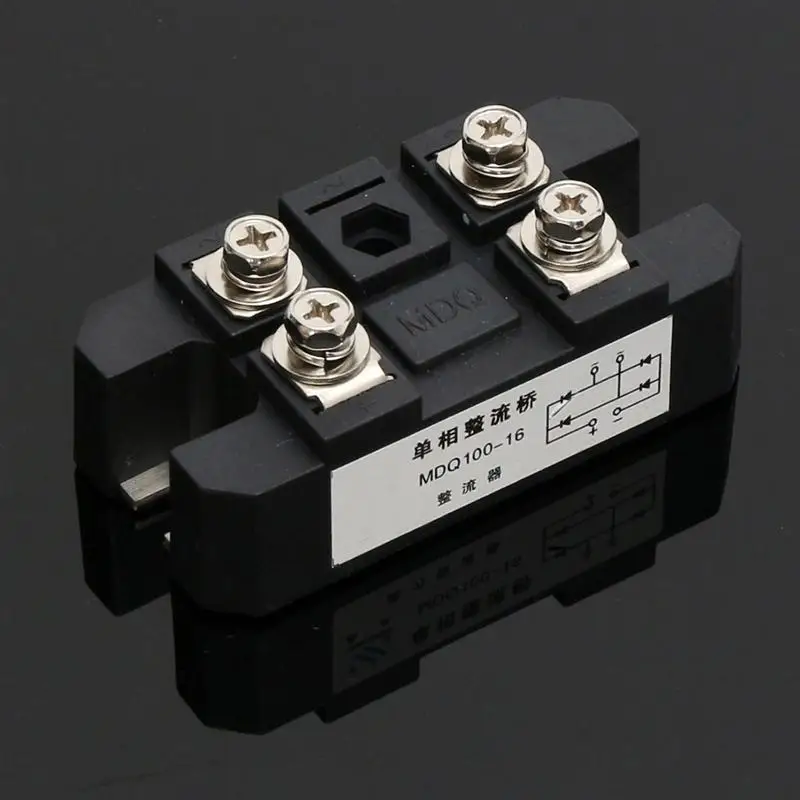 1 шт. MDQ 100A Amp 1600 в вольт кремниевый однофазный диод металлический чехол модуль выпрямителя моста электронные компоненты и принадлежности