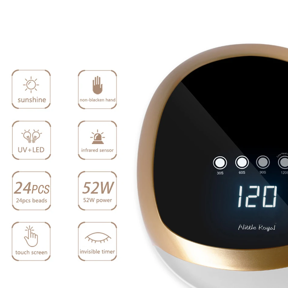 Распродажа! Защита от солнца 4S плюс УФ светодиодный лампа для ногтей сушилка 52 Вт