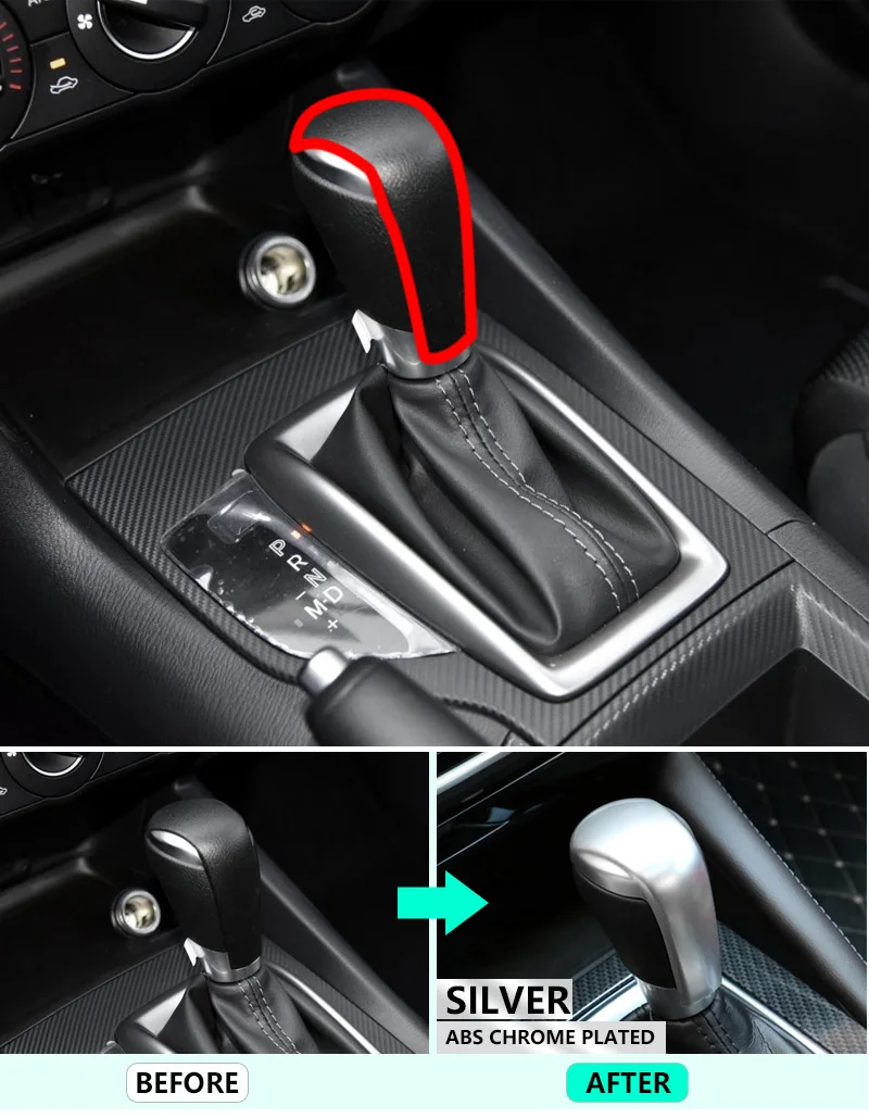 Для Mazda 3 Axela 2014 2015 2016 2017 2018 BM BN хромовое углеродное волокно Шестерни накладка на