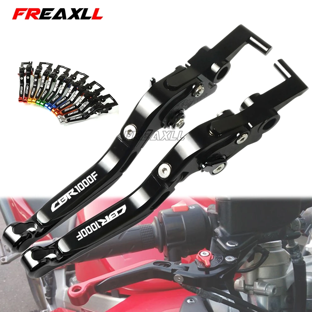Алюминиевые рычаги с логотипом CNC для Honda CBR1000F SC24 1993 1994 1995 1996 1997 1998 складные