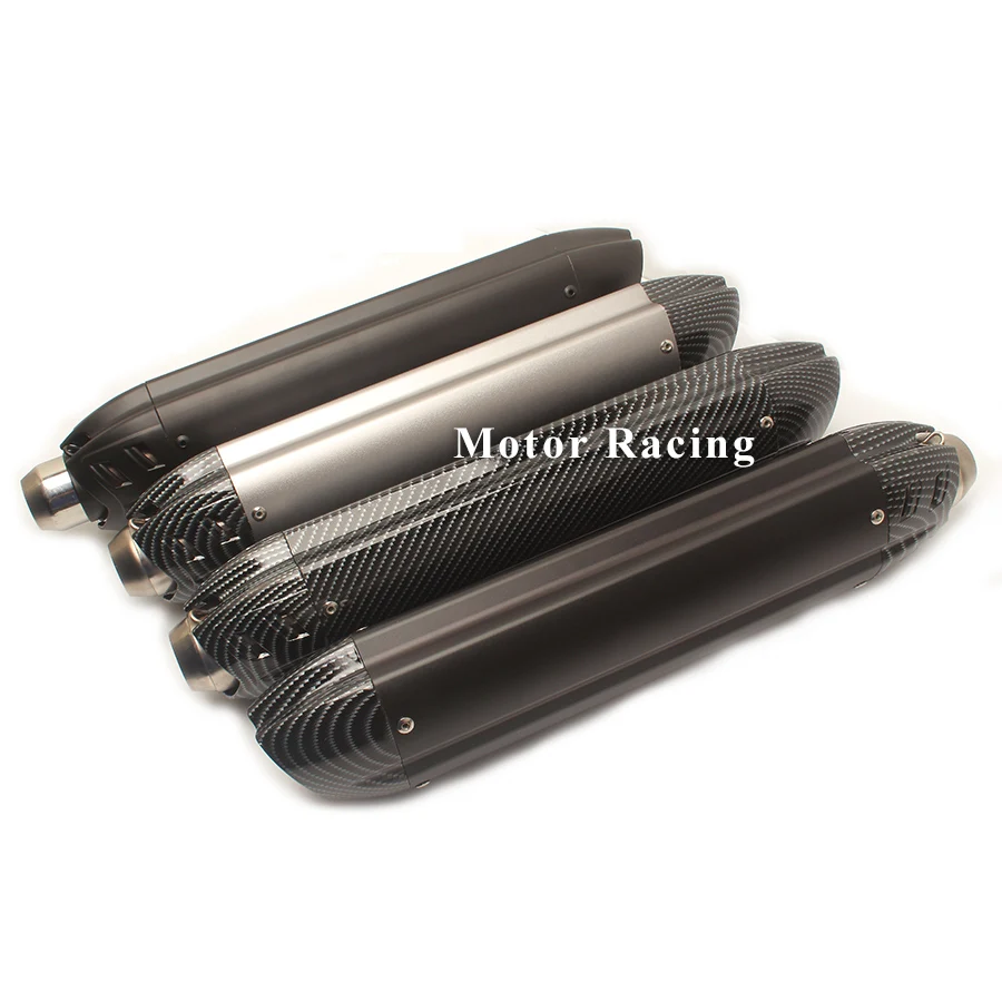 Мотоцикл выхлопная труба 51 мм Глушитель Escape Moto для Ninjia300 Z750 Z250 Z800 R25 TMAX530 R6 Байк CBR500R