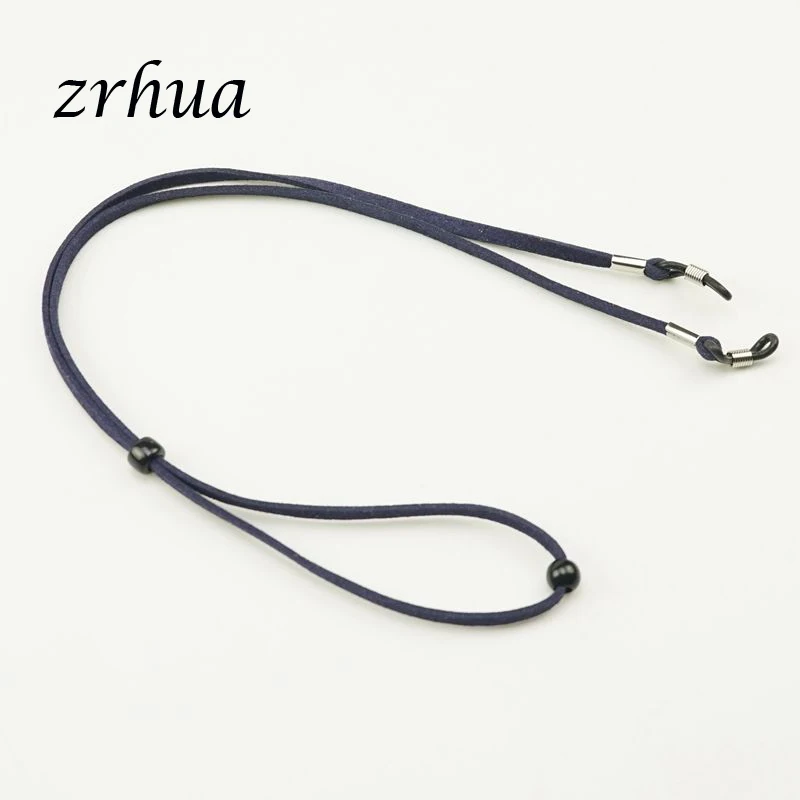 dark blue ZRHUA очки с регулируемой проволокой, ремешок для очков, удобный ремешок для очков, 1 шт., горячая защита от потери - Цвет: dark blue