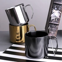 coffee mugs stainless steel cups 380ml double wall with lid travel mug camping mugs suit for coffee tea beer beverage
