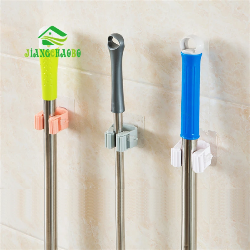 Стеллаж для швабры JiangChaoBo кухни ванной комнаты держатель метлы 6 цветов 1 шт.|broom
