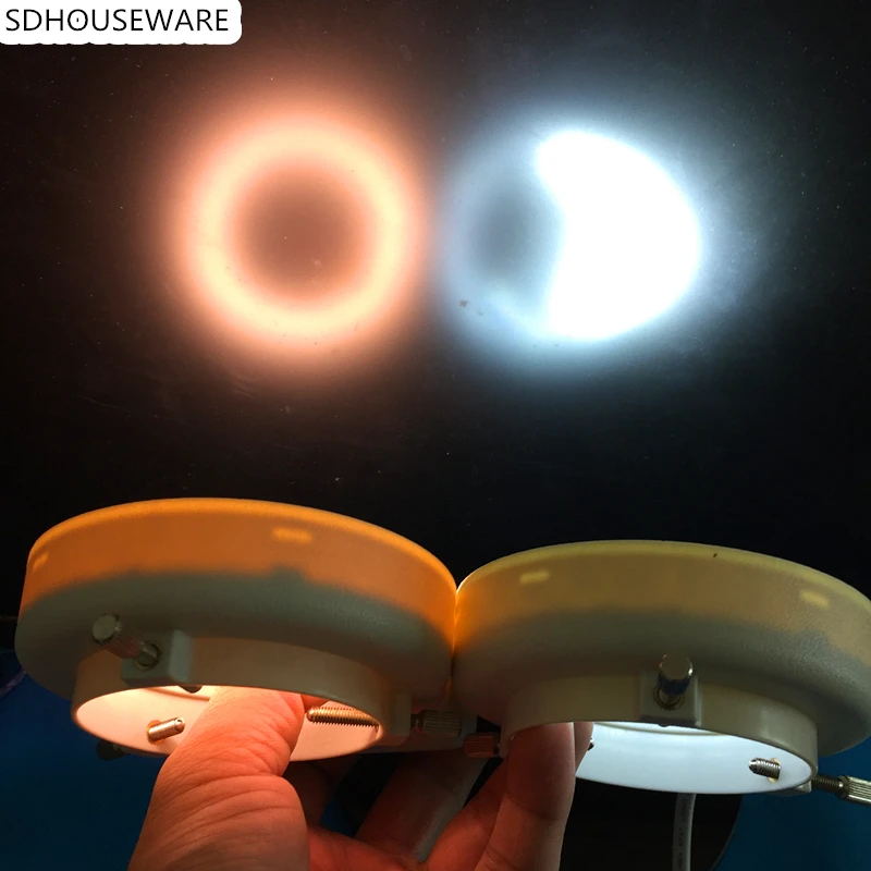 Ring Light 60 mm Aperture LED Warm White Lights Adjustable Brightness Microscope Source Low Heat Long Life Industrial Lamp | Освещение