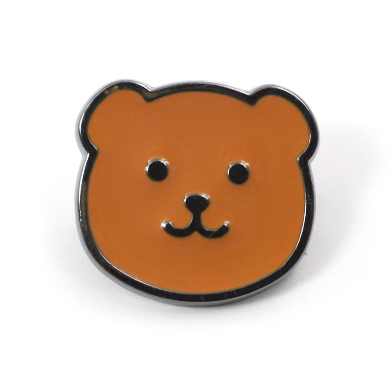 BR0009 HALDER мультфильм белый медведь милый плюшевый медведь Броши Модные ювелирные изделия коричневый Медведь булавки нагрудные значки с животными аксессуар подарок - Окраска металла: brown