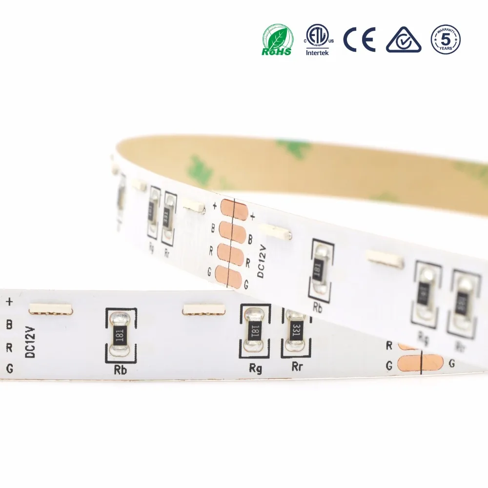 Бортовой испускать Светодиодные ленты светильник 12V RGB SMD 020 светодиодный веревка светильник 60 светодиодный s/m ST1