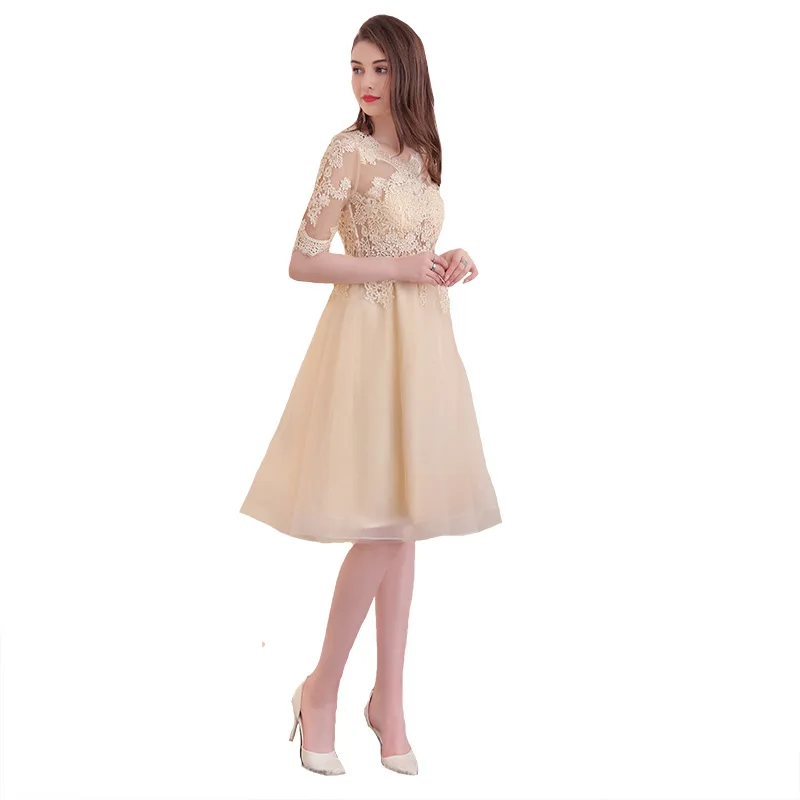 Женское вечернее платье с аппликацией FADISTEE элегантное короткое для выпускного