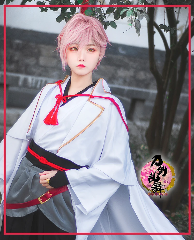 [Фото] + парик игры Katsugeki Touken Ranbu Saniwa японские кимоно ведьмы Хэллоуин Косплэй
