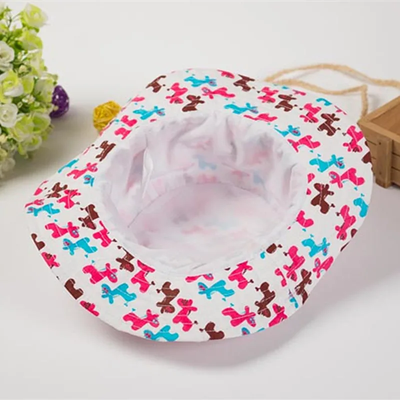 Children Fisherman Hat Boy Summer Sun Cap Girl Lovely Bucket Hats 50cm 54cm | Аксессуары для одежды