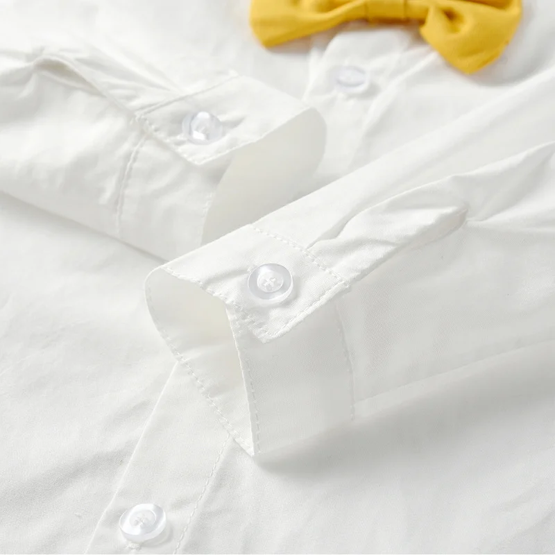 Tem Doger Boy Clothing Sets 2019 Autumn Kids Clothes Long Sleeve White Shirt+Overalls 2PCS Suit Fashion Children | Детская одежда и