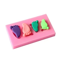 baby foot cute silicone mold