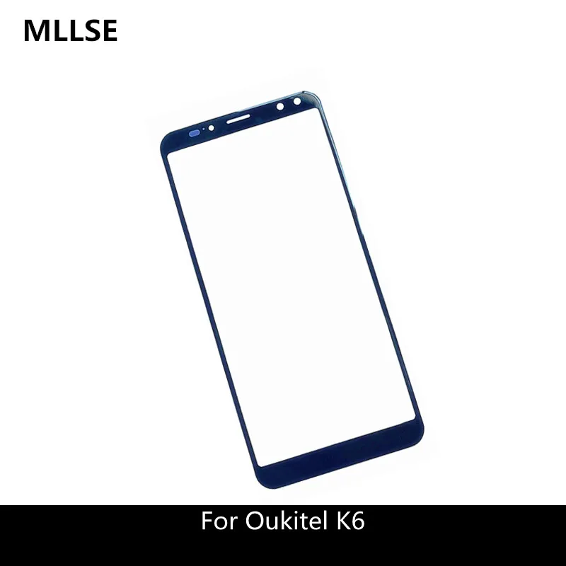 6,0 ''стекло на сенсорный экран Экран объектив для Oukitel K6 спереди смартфон Сенсорный экран Стекло внешний Запчасти для объективов