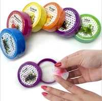 1box 1box28pads fruit flavor uv gel nail polish remover pads gel cleanser nail tools gel nail removal cotton paper