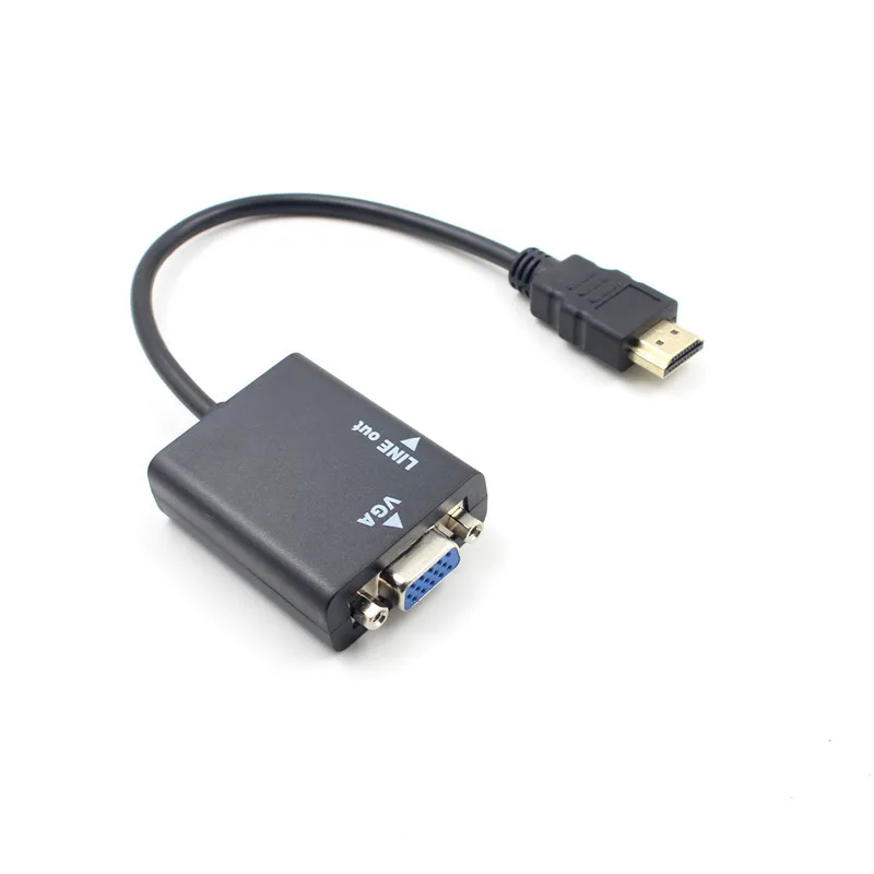 Адаптер hdmi vga P 1080 кабель мужской для мониторинга безопасности линии с аудио HD