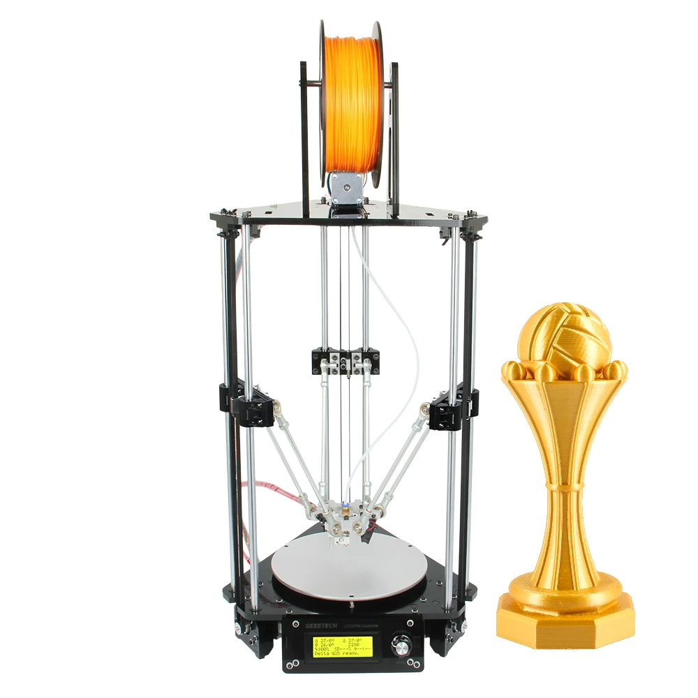 Geeetech росток мини G2 Pro 3d принтер автоматическое выравнивание все металлические Delta печать DIY наборы высокое разрешение