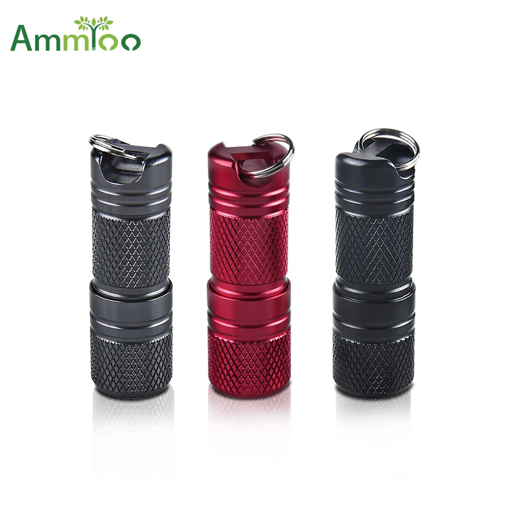 

AmmToo Portable Mini keychain Light built-in Micro-USB charging MINI flashight Waterproof linterna led recargable Flash Light