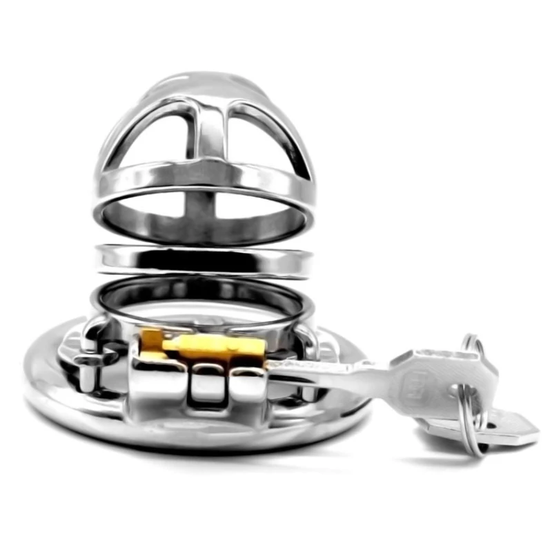 Нержавеющая сталь Мужской Целомудрие устройство петух Фетиш клетки бондаж с