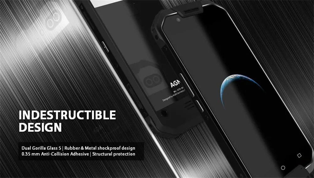 Смартфон AGM X2 EU/SE, 4G, Android 7,0, 6 ГБ, 64 ГБ, IP68, водонепроницаемый, 5,5 дюймов, четыре ядра, 6000 мАч, Поддержка NFC, gps, OTG, сотовые телефоны