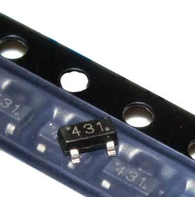 Бесплатная доставка 1000 шт TL431 SOT TL431A 23 431 SMD новый регулятор