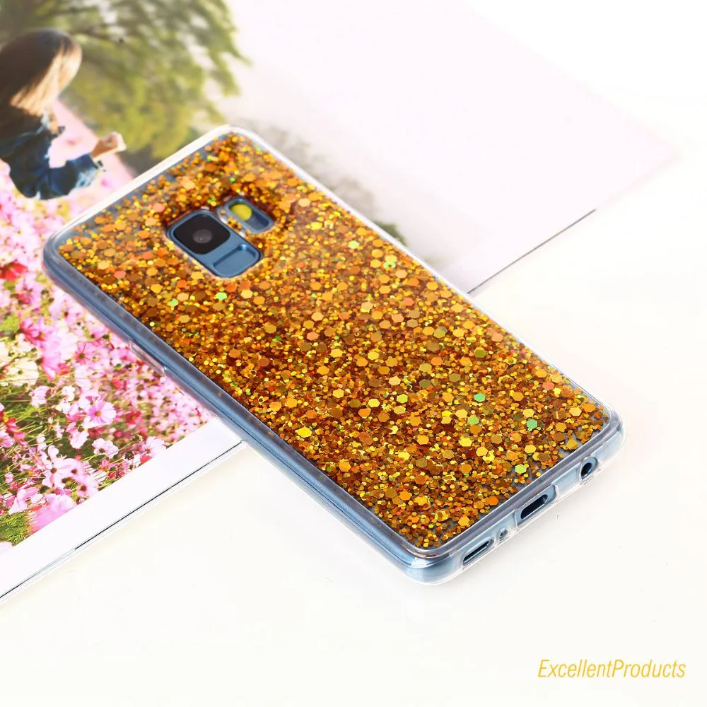 Для samsung Galaxy S9 чехол Роскошные Стразы с блестками Звезда телефонные чехлы