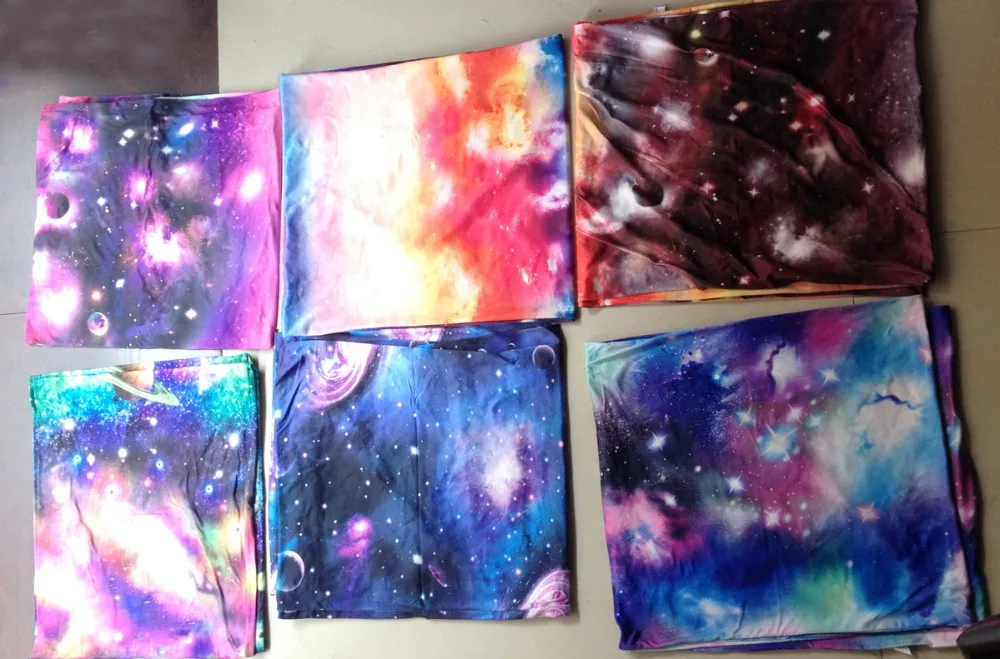 Новый высококачественный модный шарф с принтом Галактики планеты космоса