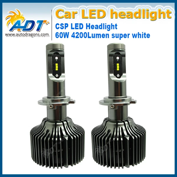 

For AUDI 800/100 For Mitsubishi Pajero SPORT V33 9004 HI LOW Fan Heatsink Build-in PH 23W Car led headlight 4200LM 6000K