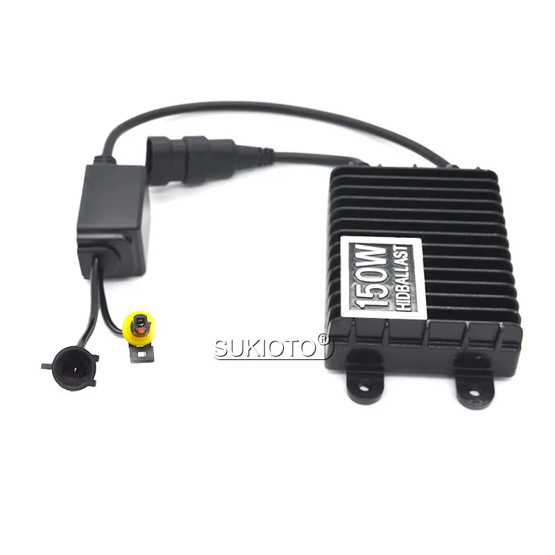 SUKIOTO HID головной светильник 100W ксенона H7 H1 H3 H8 H11 hid xenon комплект 75 Вт 150 Вт xenon hid балласт высокой мощности автомобильный светильник 4300K 6000K 8000K
